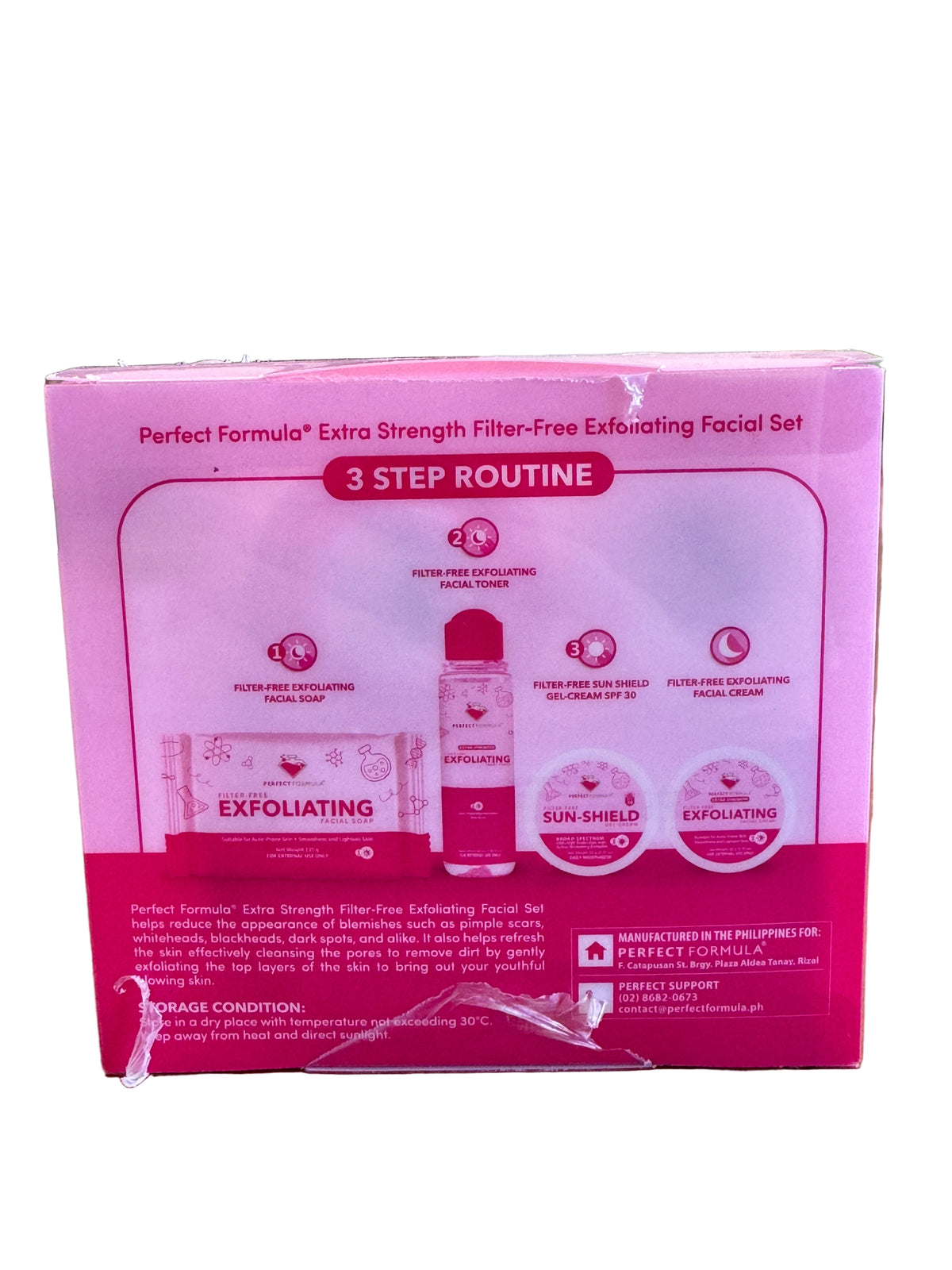 Perfect Face Formula Perfect Formula Extra Strength Exfoliating Facial set – DS BEAUTY ...