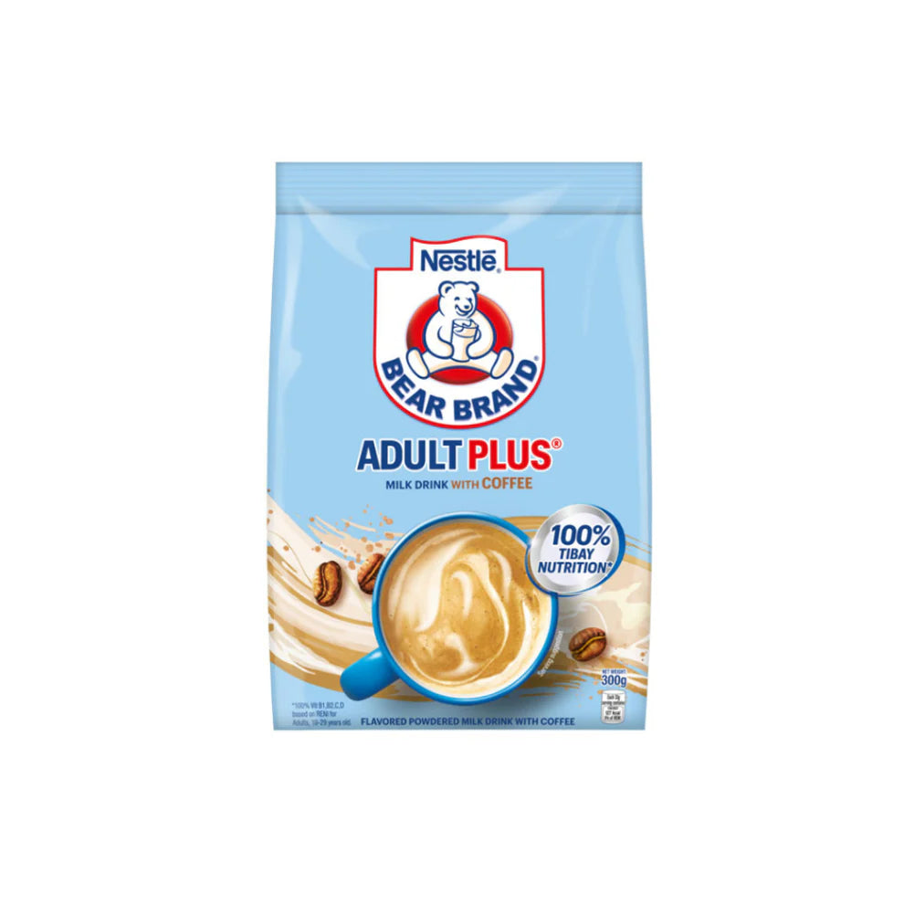 Bear Brand Adult Plus Powdered Milk Drink with Coffee 300g