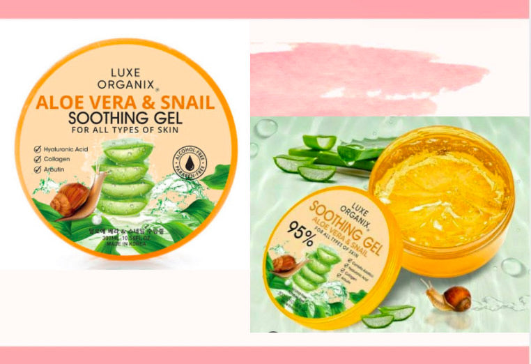 Luxe Organix Aloe Vera & Snail Soothing Gel