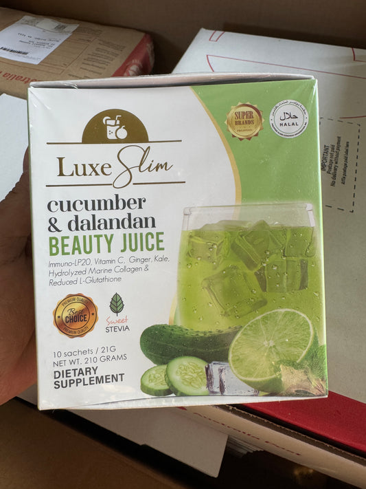 Luxe Slim Cucumber &Dalandan BeautyJuice 21gx10