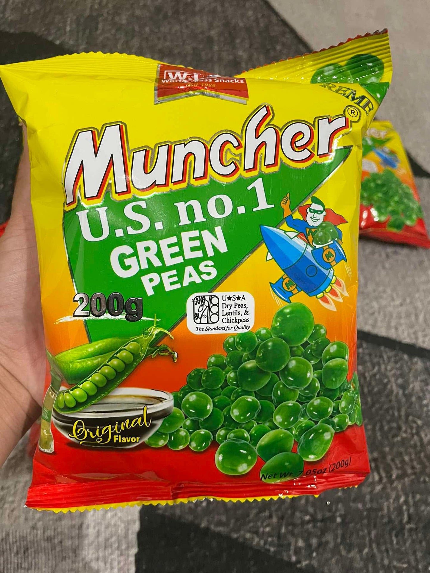 Muncher Green Peas 200g