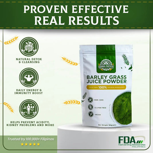 HERBAL NATION BARLEY GRASS JUICE POWDER 100g