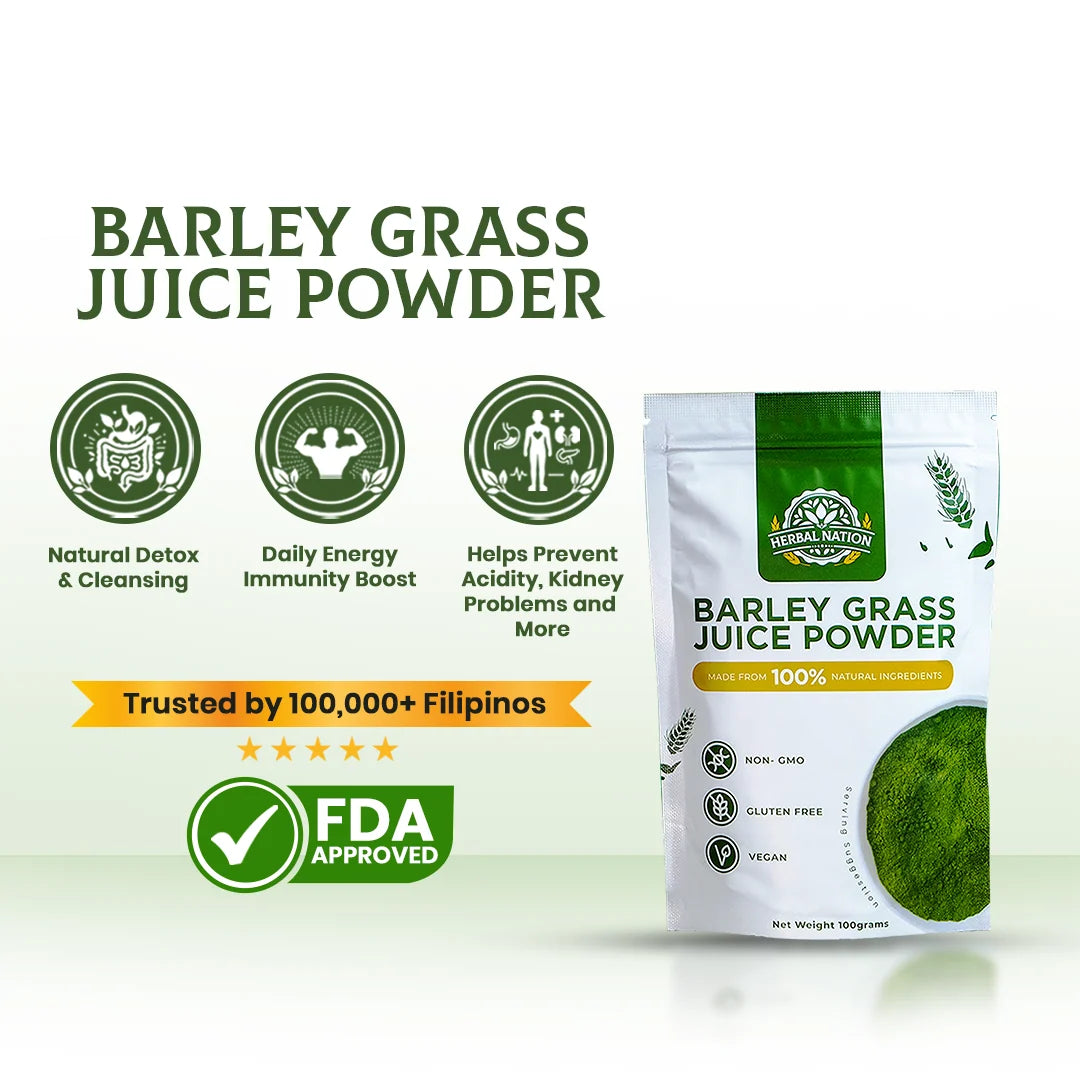 HERBAL NATION BARLEY GRASS JUICE POWDER 100g