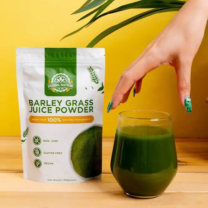 HERBAL NATION BARLEY GRASS JUICE POWDER 100g