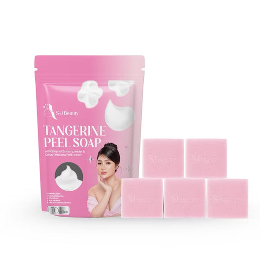 S&J Beauty Tangerine Peel Soap – 70g X 5 Bars