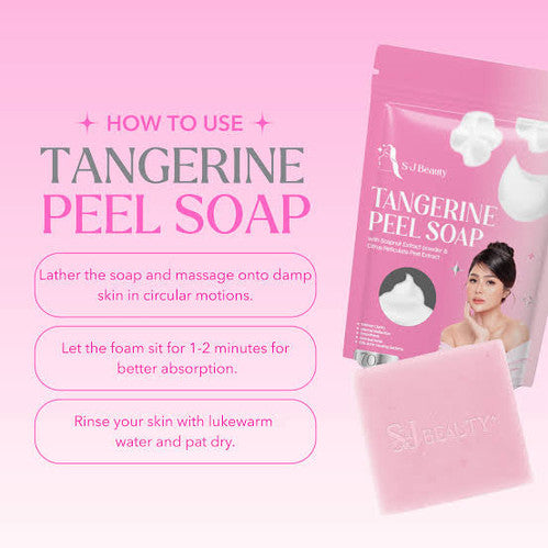 S&J Beauty Tangerine Peel Soap – 70g X 5 Bars